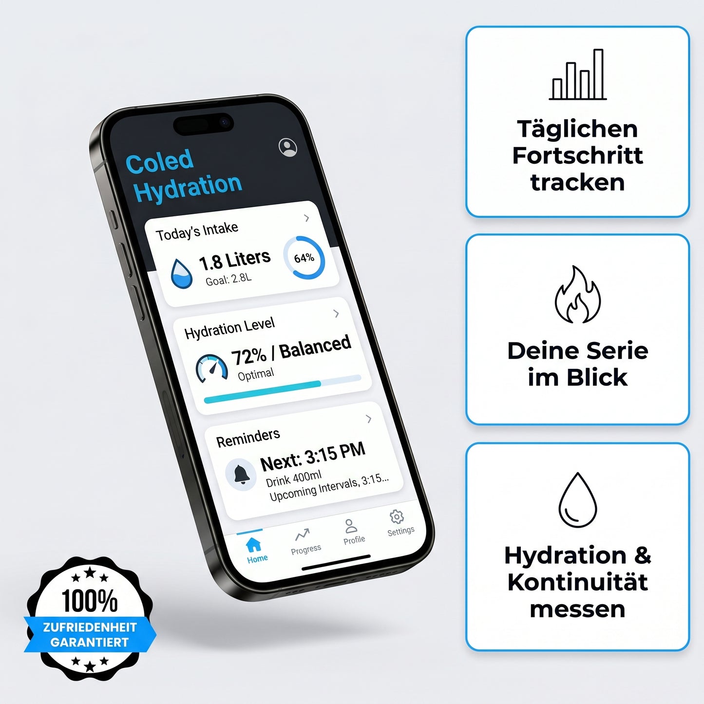 Hydration Protokoll App